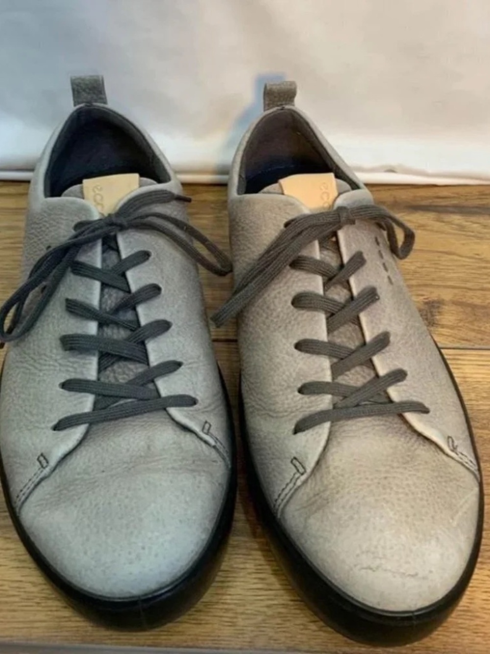 Ecco Soft Hydromax waterproof grey men's spikeless golf sneakers EU41 =US8 =UK7